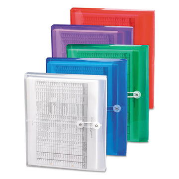Smead® Poly String And Button Interoffice Envelopes, String And Button Closure, 9.75 X 11.63, Transparent Blue, 5-pack freeshipping - TVN Wholesale